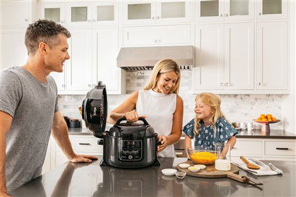 Ninja OP300EU Olla Eléctrica Multifunción 7 en 1 Foodi 6L con Freidora de Aire, Olla a Presión y más