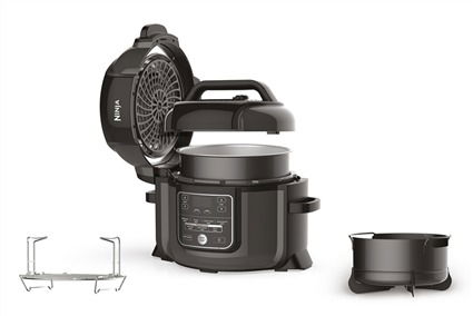 Ninja OP300EU Olla Eléctrica Multifunción 7 en 1 Foodi 6L con Freidora de Aire, Olla a Presión y más