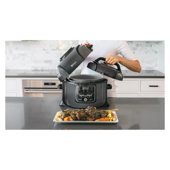 Ninja OP300EU Foodi 7-in-1 Multikocher 6 Litros 1460W Negro Antiadherente Cerámico
