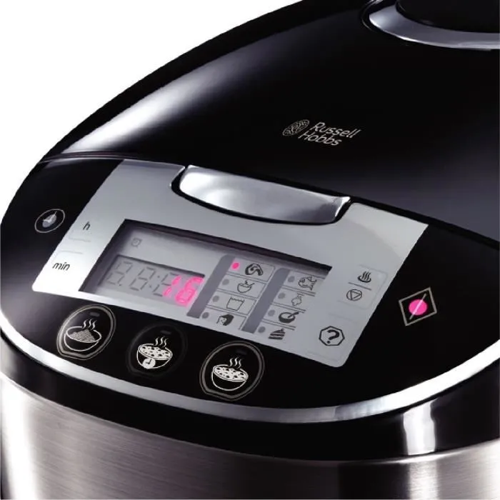 Russell Hobbs Multicooker Eléctrico Cook @ Home 21850-56 Negro 5L con 11 Programas de Cocción Control Digital Acero Inoxidable Russell Hobbs Multicooker Eléctrico Cook @ Home 21850-56 Negro 5L con 11 Programas de Cocción Control Digital Acero Inoxidable