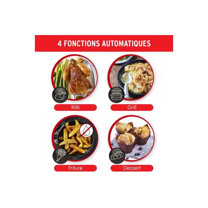 MOULINEX EZ150800 Extra Crisp, tapa Cookeo, 4 programas, 1 modo manual, Recetas crujientes, Fácil limpieza y almacenamiento