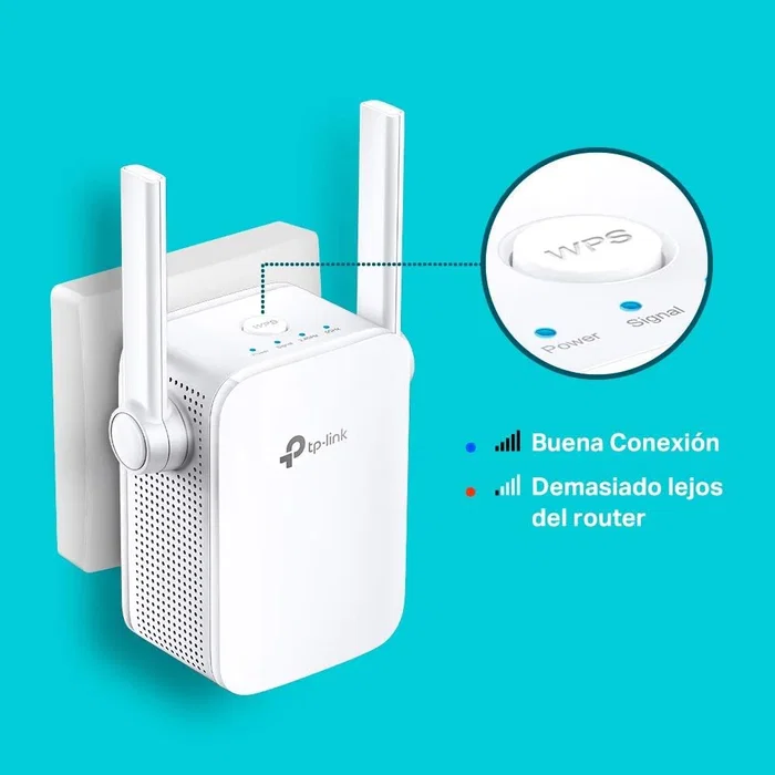 TP-Link RE305 Repetidor WiFi Amplificador de Red, Dual Band AC1200 (867 Mbps), 2.4GHz y 5GHz, 1 Puerto LAN, Blanco