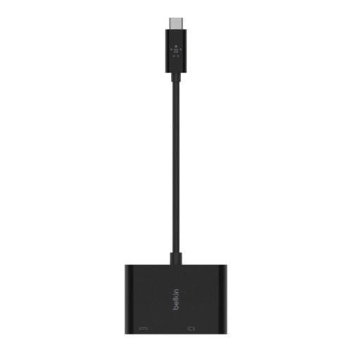 Belkin AVC001BTBK Adaptador USB-C a VGA con carga 60W Negro Belkin AVC001BTBK Adaptador USB-C a VGA con carga 60W Negro