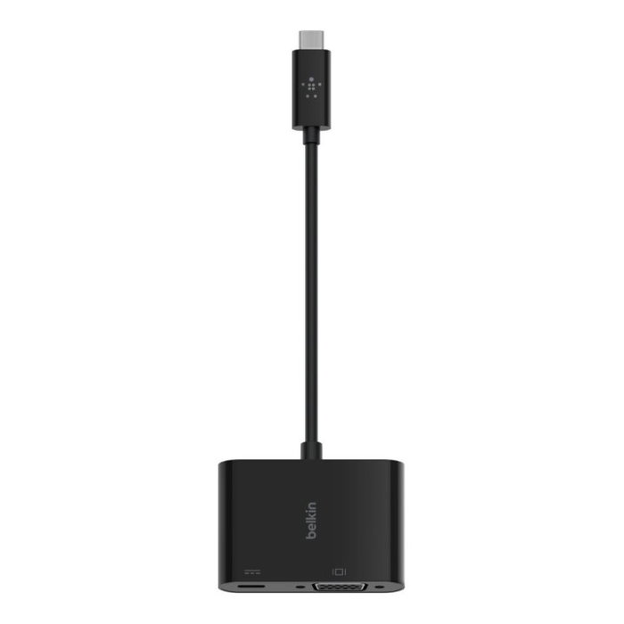 Belkin AVC001BTBK Hub de Interfaz USB 3.2 Gen 1 (USB 3.1 Gen 1) Tipo-C Negro