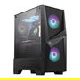 MSI FORGE 100R Caja de PC Midi Tower Negra con Ventana Lateral e Iluminación RGB