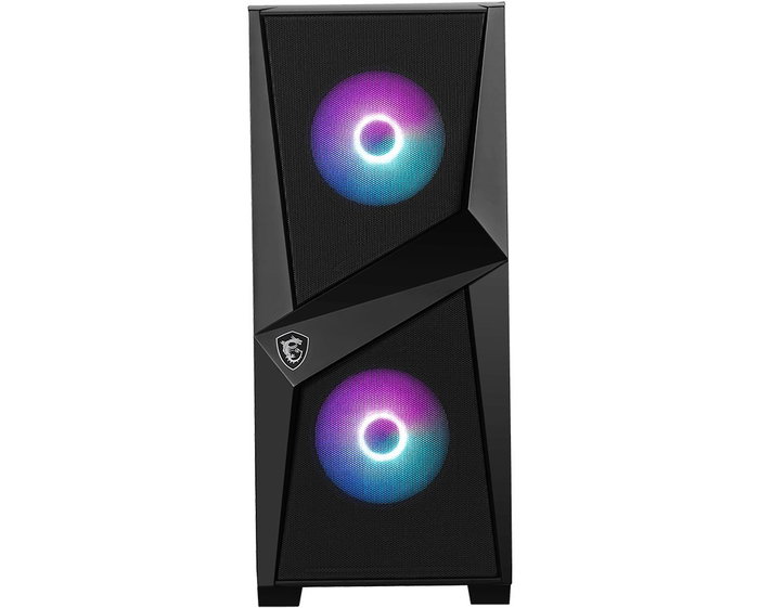 MSI MAG Forge 100R Torre Media ATX, 4 Ventiladores ARGB, Vidrio Templado, USB 3.0, Negra MSI MAG Forge 100R Torre Media ATX, 4 Ventiladores ARGB, Vidrio Templado, USB 3.0, Negra