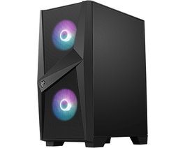 MSI MAG Forge 100R Torre Media ATX, 4 Ventiladores ARGB, Vidrio Templado, USB 3.0, Negra