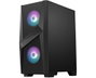 MSI MAG Forge 100R Torre Media ATX, 4 Ventiladores ARGB, Vidrio Templado, USB 3.0, Negra