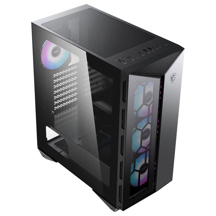 MSI MPG GUNGNIR 110R Midi Tower Negro con Ventana y RGB para Gaming