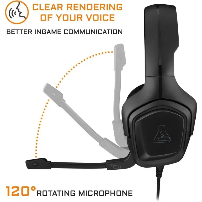 The G-Lab Korp Cobalt Gaming Headset Negro The G-Lab Korp Cobalt Gaming Headset Negro