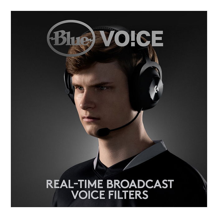 Logitech 981-000907 PRO X Lightspeed Auriculares Gaming Inalámbricos - Negro