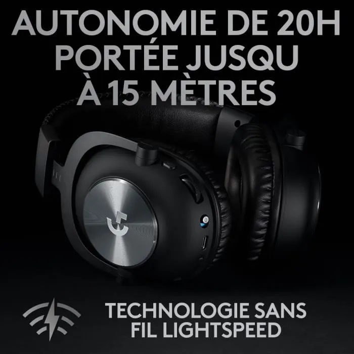 Logitech G PRO X Wireless Lightspeed Negro Logitech G PRO X Wireless Lightspeed Negro