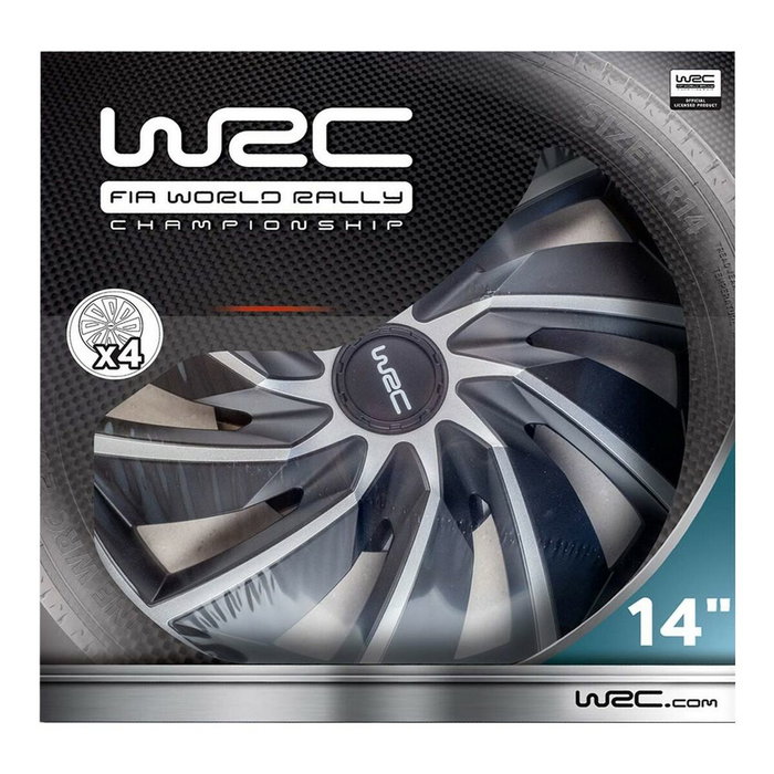WRC 4 Enjo Bi-Colo 14 TURBO Tapacubos de 14 pulgadas WRC 4 Enjo Bi-Colo 14 TURBO Tapacubos de 14 pulgadas