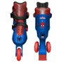 Spiderman Patines de Línea Ajustables Talla 27-30 para Niños con Cierre Seguro y Freno Trasero