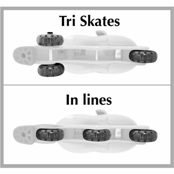 Reine Des Neiges THE QUEEN OF SNOWS II Patines en línea 2 en 1 Talla 27-30 Reine Des Neiges THE QUEEN OF SNOWS II Patines en línea 2 en 1 Talla 27-30
