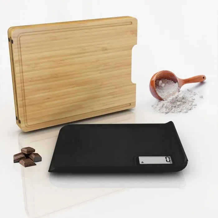 Little Balance Chef Tabla de Cortar con Báscula de Bambú 5 kg Little Balance Chef Tabla de Cortar con Báscula de Bambú 5 kg