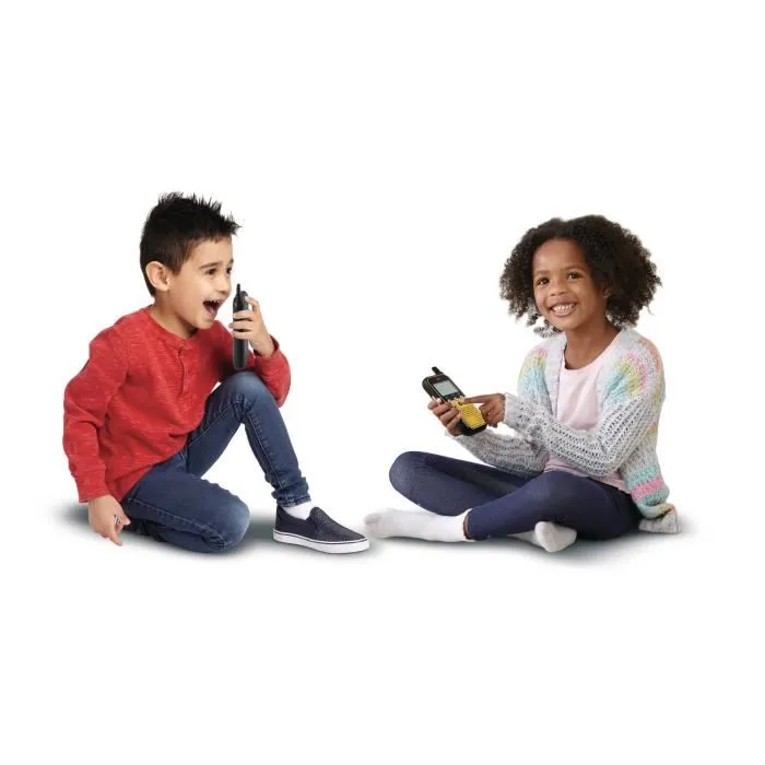 Vtech Kidi Talkie - Walkie Talkies 6 en 1 con pantalla, idioma francés