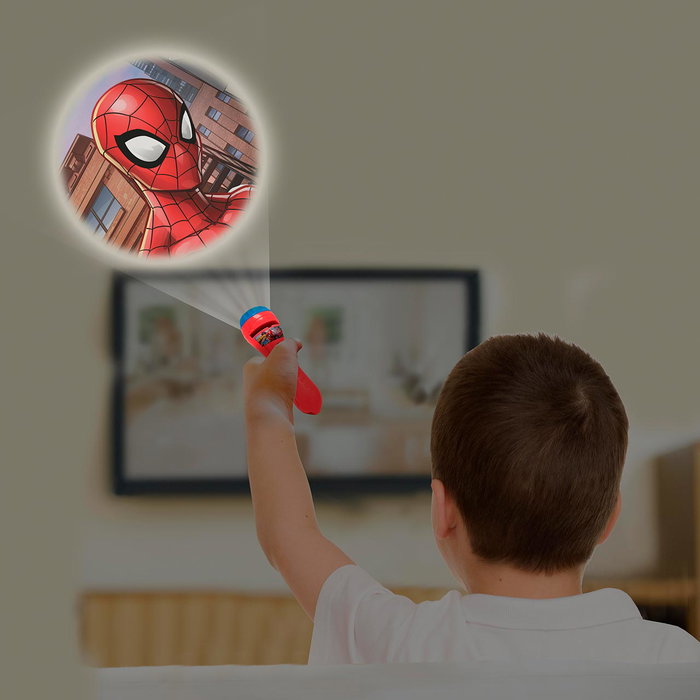 Lexibook Linterna y Proyector Spiderman LTC050SP