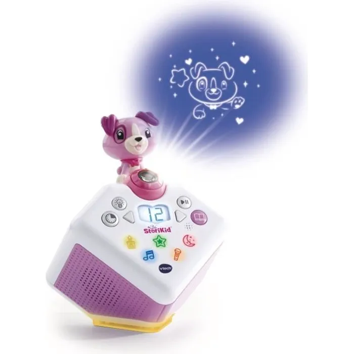 VTECH StoriKid My Storyteller Rosa Narrador Interactivo con Proyección de Luz para Niños de 3 a 8 Años Idioma Francés VTECH StoriKid My Storyteller Rosa Narrador Interactivo con Proyección de Luz para Niños de 3 a 8 Años Idioma Francés