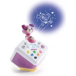 VTECH StoriKid My Storyteller Rosa Narrador Interactivo con Proyección de Luz para Niños de 3 a 8 Años Idioma Francés