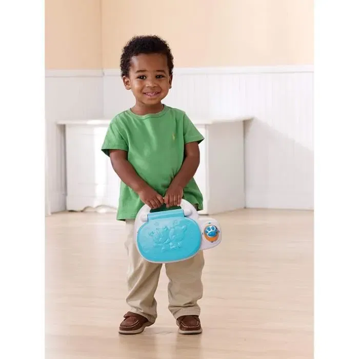 Vtech Ordi P'tit Genius Blue Bear Computadora Educativa para Niños de 2 a 5 Años en Francés