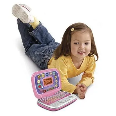 VTECH Ordi Genius Kid Rose Computadora Interactiva para Niños de 3 a 7 Años con 20 Actividades y Pantalla Retroiluminada