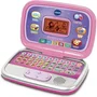 VTECH Ordi Genius Kid Rosa Computadora Interactiva para Niños - Idioma Francés - 3-7 Años