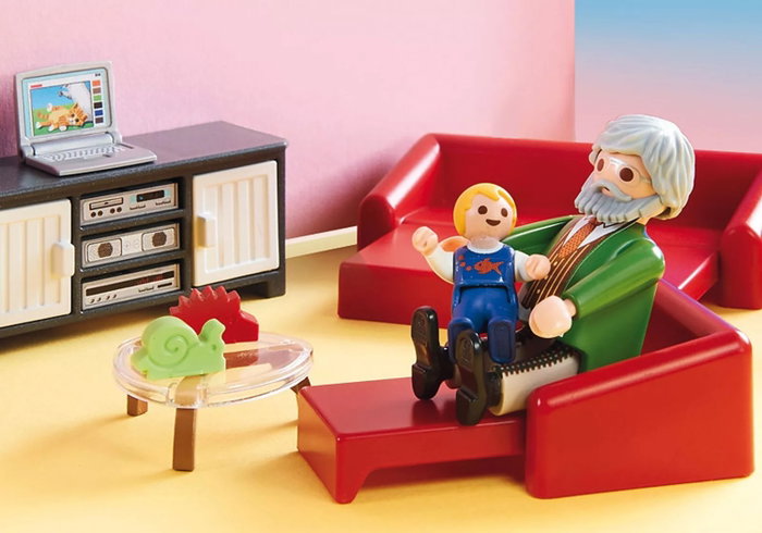 Playmobil 70207 Casa de Muñecas Salón con Chimenea Playmobil 70207 Casa de Muñecas Salón con Chimenea