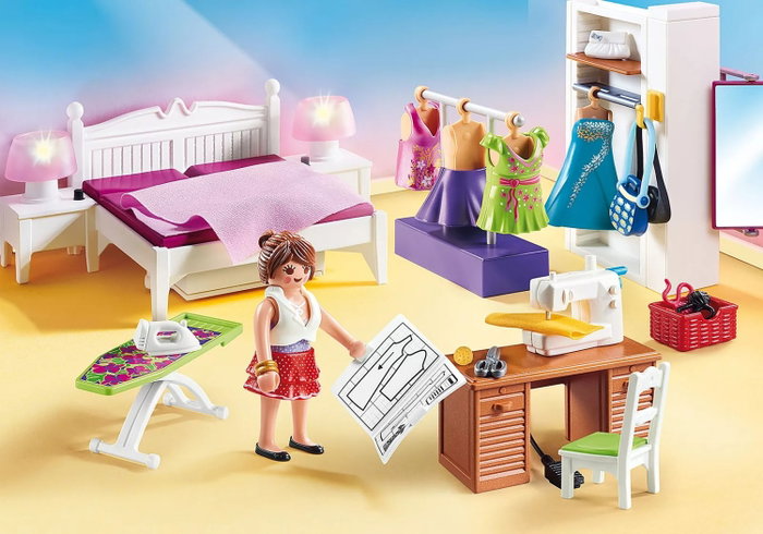 Playmobil 70208 Dormitorio con espacio para coser