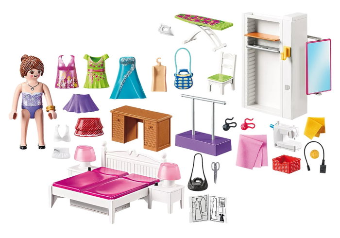 Playmobil 70208 Dormitorio con espacio para coser