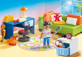 Playmobil Habitación Adolescente - Casa de Muñecas con Muebles y Figura, Juguete para Niños y Niñas de 4 Años o Más