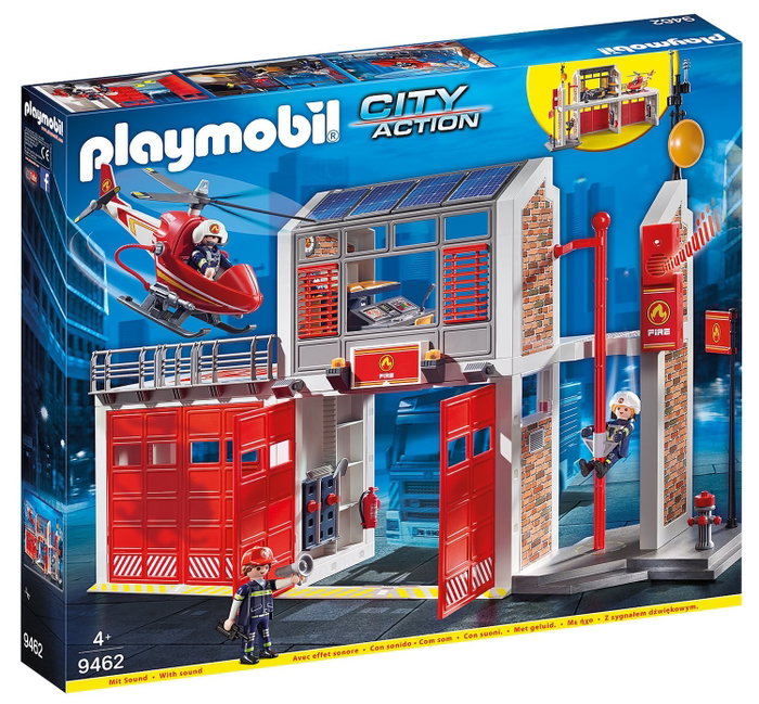 PLAYMOBIL City Action 9462 Estación de bomberos con helicóptero PLAYMOBIL City Action 9462 Estación de bomberos con helicóptero
