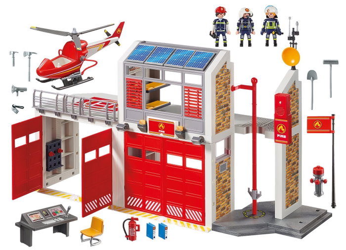 PLAYMOBIL City Action 9462 Estación de bomberos con helicóptero PLAYMOBIL City Action 9462 Estación de bomberos con helicóptero