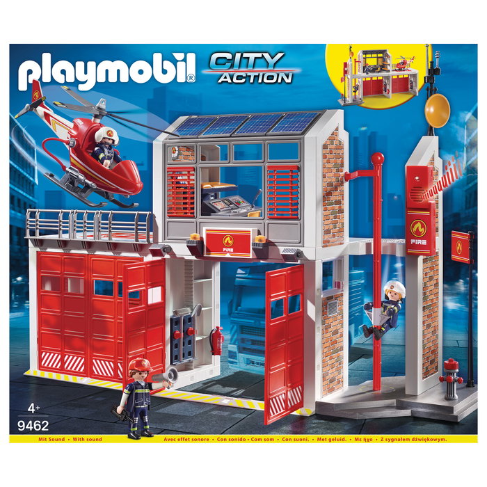 PLAYMOBIL City Action 9462 Estación de bomberos con helicóptero PLAYMOBIL City Action 9462 Estación de bomberos con helicóptero