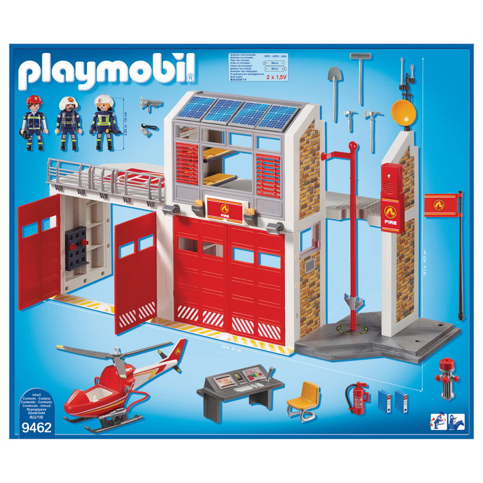 PLAYMOBIL City Action 9462 Estación de bomberos con helicóptero PLAYMOBIL City Action 9462 Estación de bomberos con helicóptero