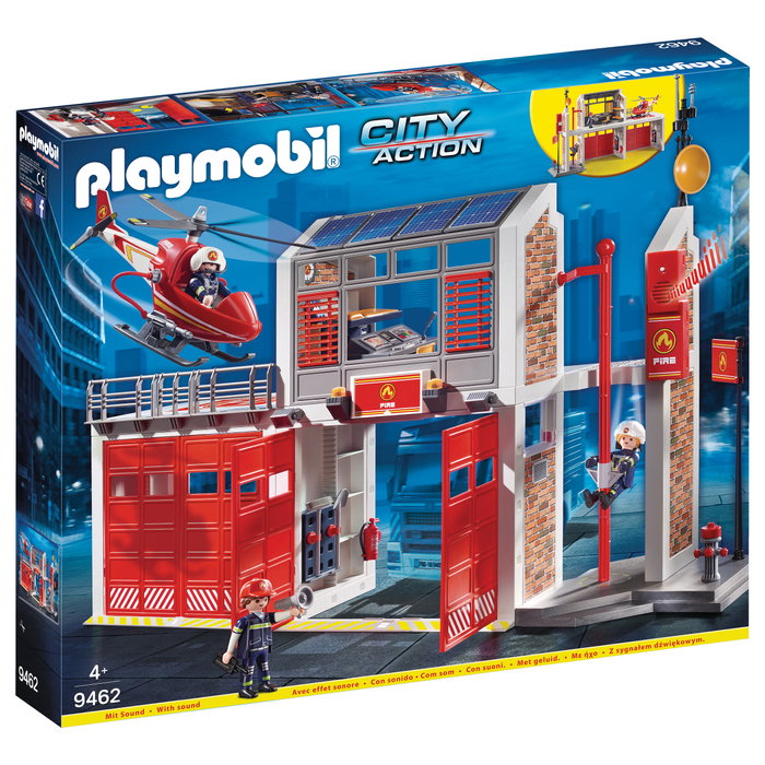 PLAYMOBIL City Action 9462 Estación de bomberos con helicóptero PLAYMOBIL City Action 9462 Estación de bomberos con helicóptero