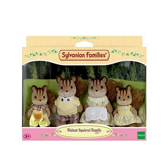 Epoch Toys Sylvanian Families Familia Ardilla de la Nuez