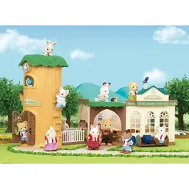 Sylvanian Families 5105 Escuela del Bosque con 35 Piezas para 6 Estudiantes y Maestro