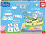 Educa Superpack 4 en 1 Peppa Pig - Juego de Asociación, Duos y 2 Puzzles, Edad 3-5 años