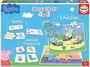Educa Superpack 4 en 1 Peppa Pig - Juego de Asociación, Duos y 2 Puzzles, Edad 3-5 años