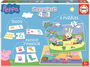 Educa Superpack 4 en 1 Peppa Pig - Juego de Asociación, Duos y 2 Puzzles, Edad 3-5 años