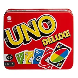 Mattel Games UNO Deluxe Juego de Cartas para 7 años y más