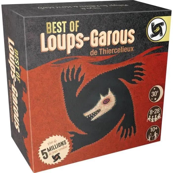 Asmodee Loups Garous de Thierceleux Best Of Juego de Mesa Juego de Roles Idioma Francés