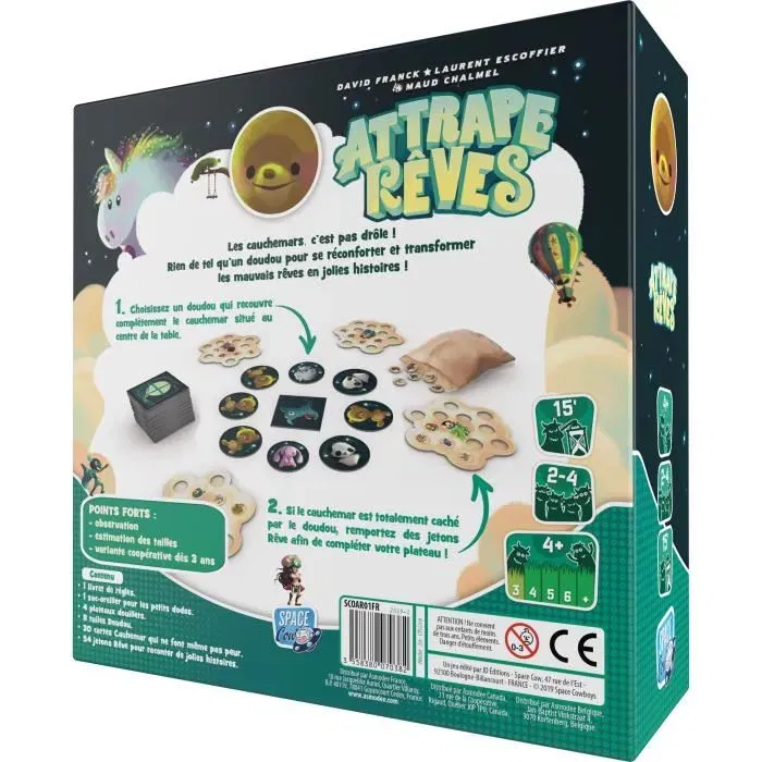 Asmodee Atrapasueños Juego de mesa Idioma francés