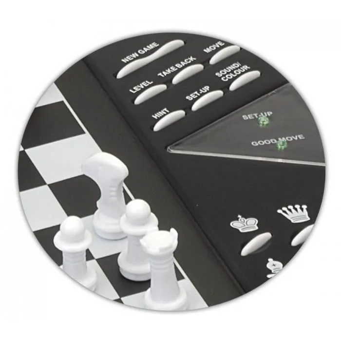 LEXIBOOK Chessman Elite Ajedrez Electrónico y Magnético con 64 Niveles de Dificultad