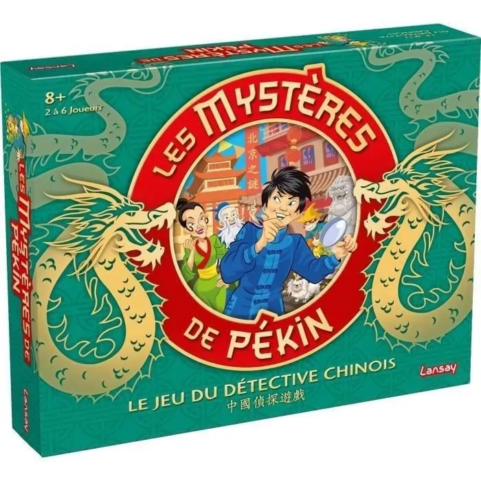Lansay Misterios de Pekín Juego de detectives y acertijos para niños a partir de 8 años Lansay Misterios de Pekín Juego de detectives y acertijos para niños a partir de 8 años