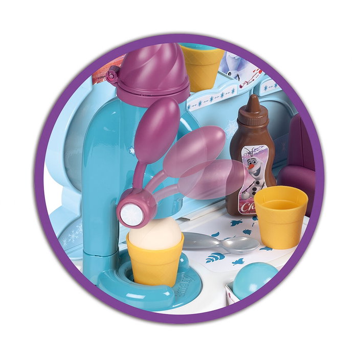 Smoby Frozen Heladería con Caja Registradora y Olaf