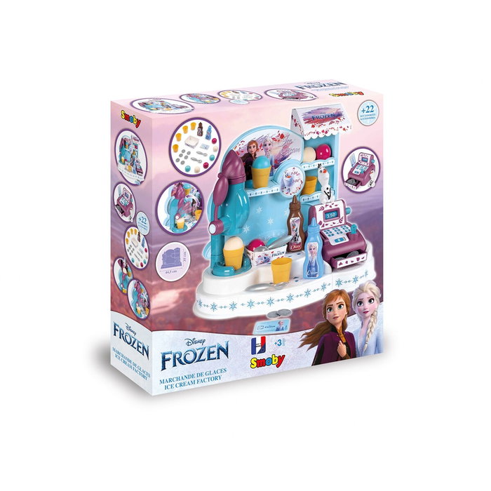 Smoby Frozen Heladería con Caja Registradora y Olaf