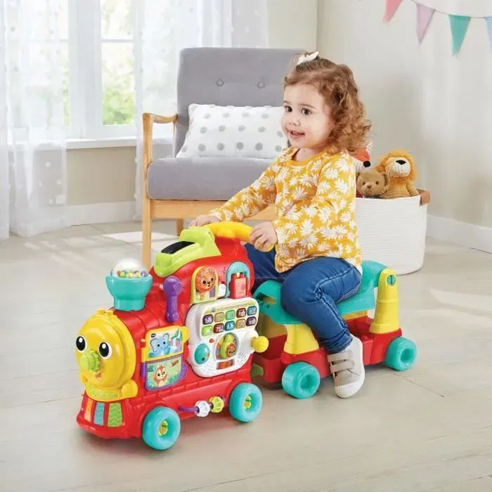 Vtech Baby Maxiloco Mon Trotti Tren 7 en 1 Andador Juego de Suelo Tabla Desmontable Portabebés Construcción Carro Deslizante 12-36 Meses Vtech Baby Maxiloco Mon Trotti Tren 7 en 1 Andador Juego de Suelo Tabla Desmontable Portabebés Construcción Carro Deslizante 12-36 Meses