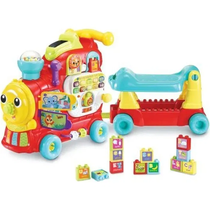 Vtech Baby Maxiloco Mon Trotti Tren 7 en 1 Andador Juego de Suelo Tabla Desmontable Portabebés Construcción Carro Deslizante 12-36 Meses Vtech Baby Maxiloco Mon Trotti Tren 7 en 1 Andador Juego de Suelo Tabla Desmontable Portabebés Construcción Carro Deslizante 12-36 Meses
